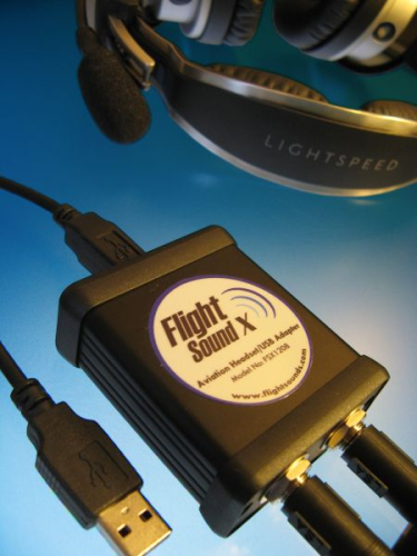 Flight Sound X Helicopter Adaptor for Real Headsets