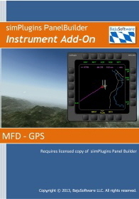 Panel Builder MFD GPS Instrument Add- on- Download 2.99 -   Requires: Panel Builder or EFIS Panel B